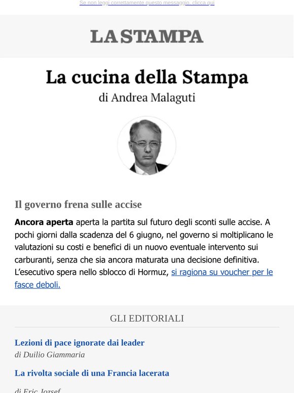 Il governo frena sulle accise