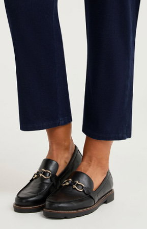 Trim Loafer in Black