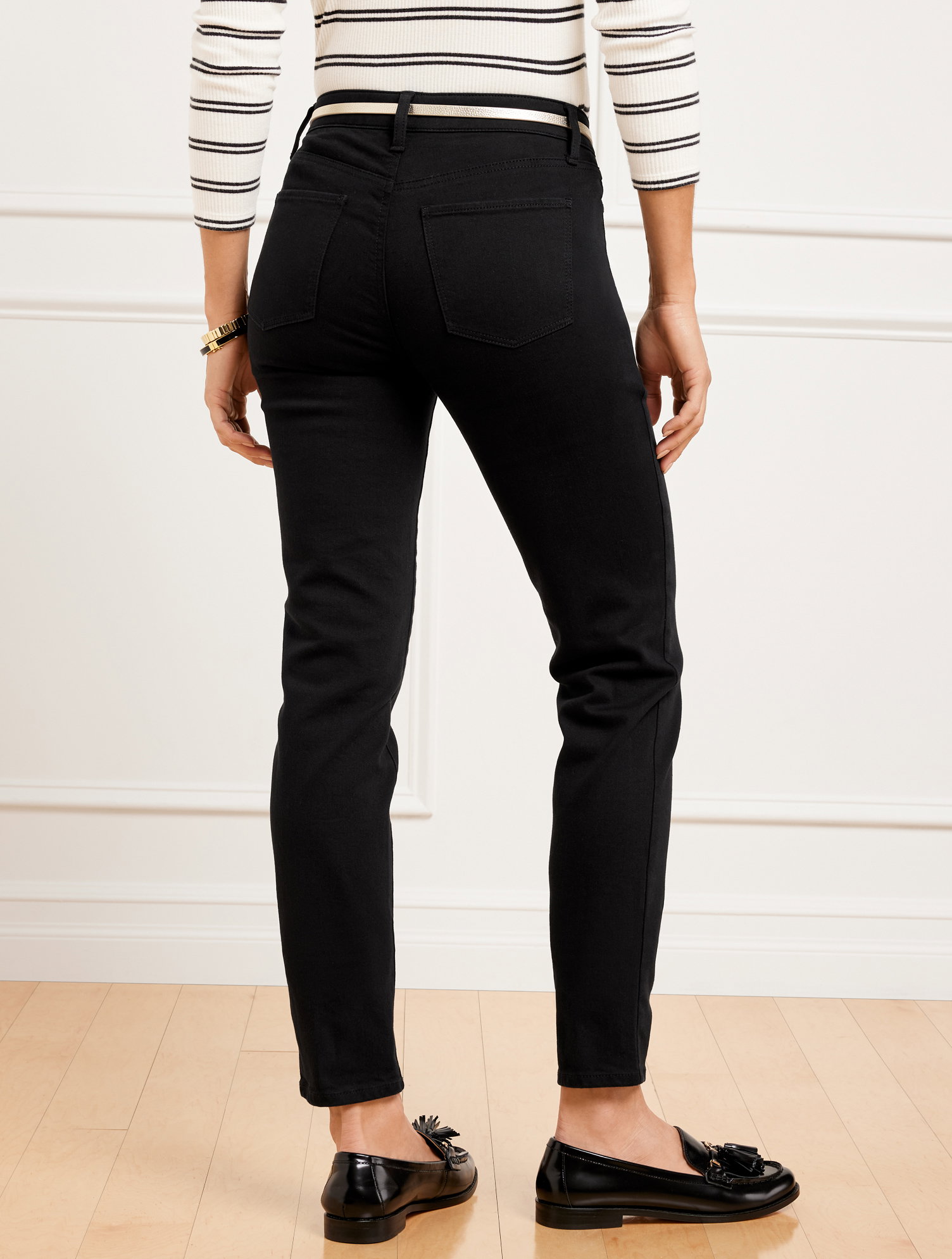 Image of Slim Ankle Jeans - Black