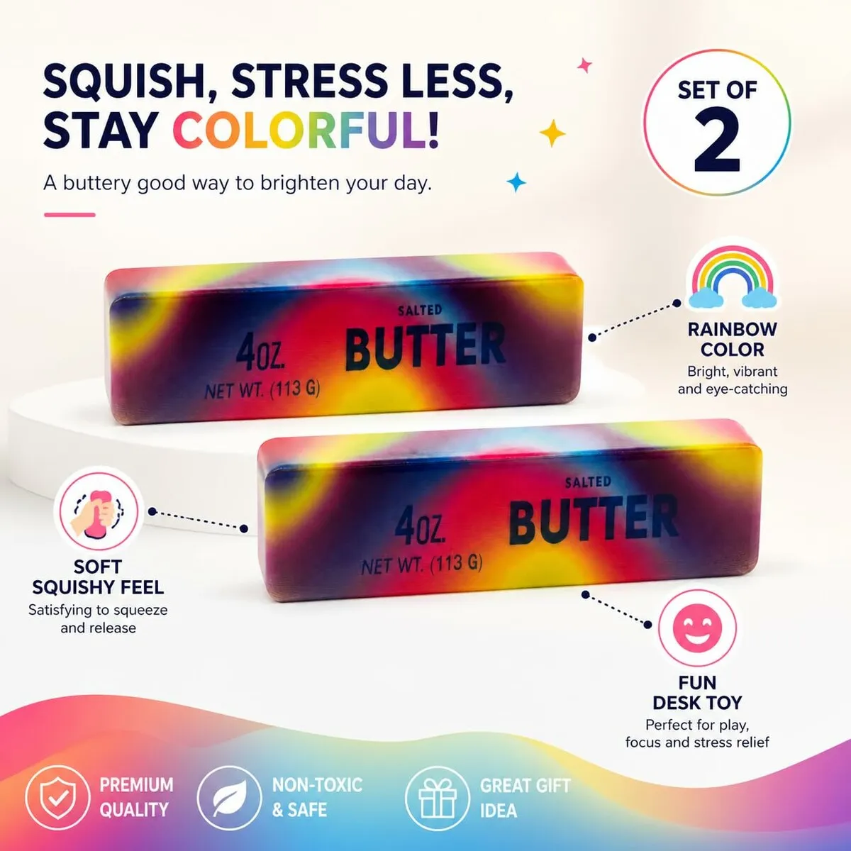 Butter Squishy Toys