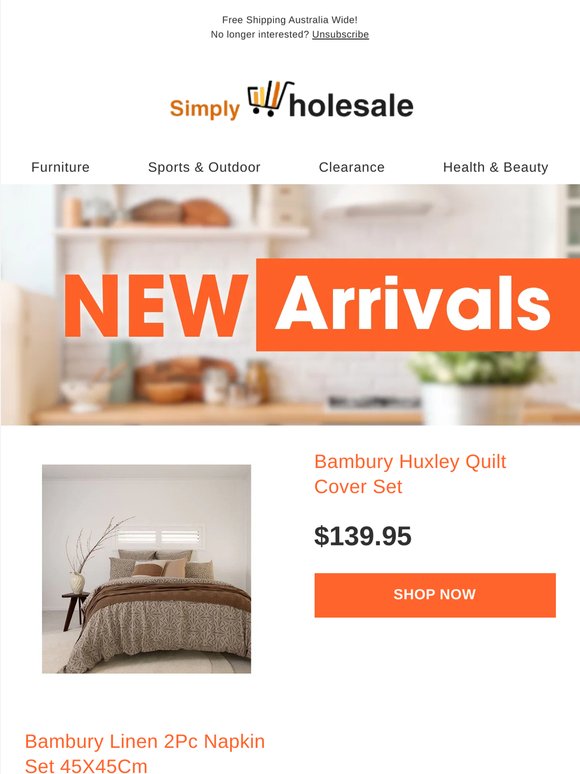 Check Out the New Arrivals at Simply Wholesale!
