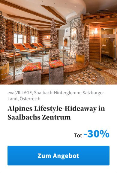 Alpines Lifestyle-Hideaway in Saalbachs Zentrum