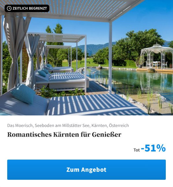 Romantisches Kärnten für Genießer