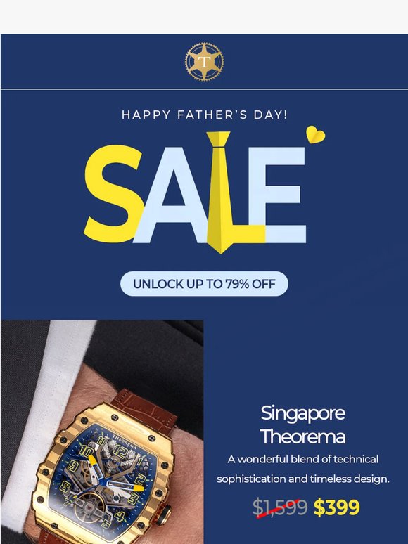 Father's Day - UNLOCK HUGE SAVINGS!
