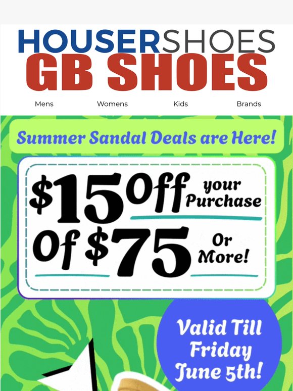 Save $15 When You Spend $75