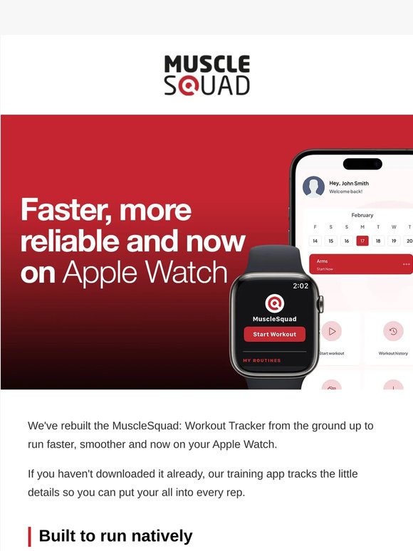 We rebuilt our training app from scratch 💪