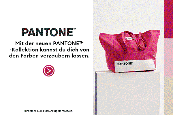 Mit der neuen PANTONE™-Kollektion kannst du dich von den Farben verzaubern lassen.