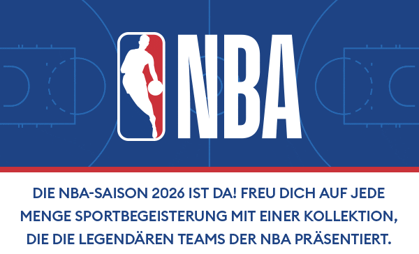 Die NBA-Saison 2026 ist da! Freu dich auf jede Menge Sportbegeisterung mit einer Kollektion, die die legendären Teams der NBA präsentiert.