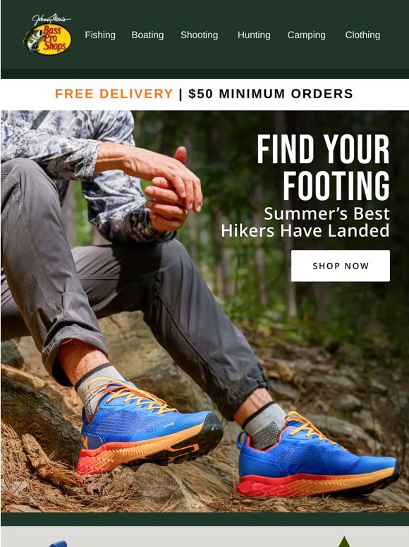 Hit The Trail In New Footwear