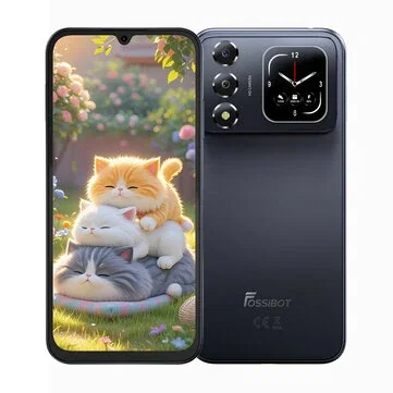 [EU Direct]FOSSiBOT S7 AI 1.85 inch Rear Display 16MP Camera 16GB+128GB/32GB+256GB 6.9 inch 120Hz 5000mAh Android 16 Unisoc T615 Octa Core 4G Smartphone