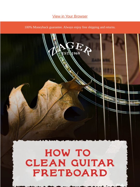 Keep your Zager playing like new