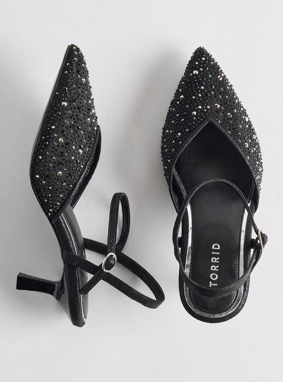 Pointed Toe Embellished Mule (WW)