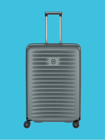 4-Doppelrollen-Trolley Hartschale TSA Kombinationsschloss Laptopfach