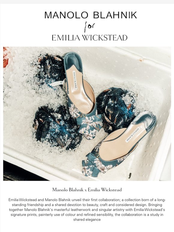 Manolo Blahnik for Emilia Wickstead