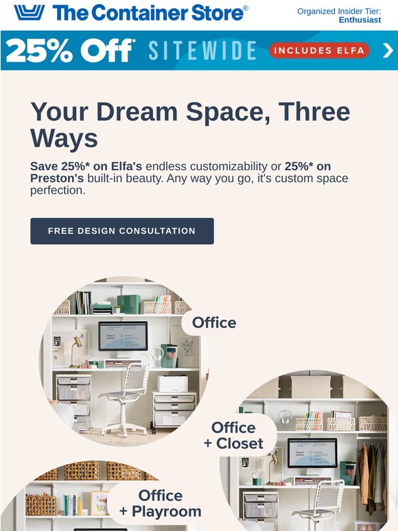 3 Ways To Transform Your Space - All 25% Off Now!