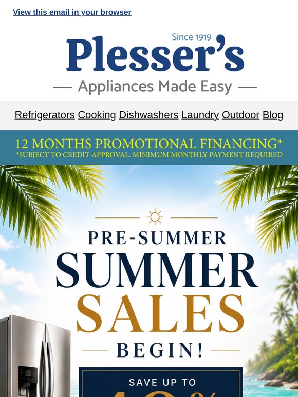 The Pre-Summer Savings Event Starts Now
