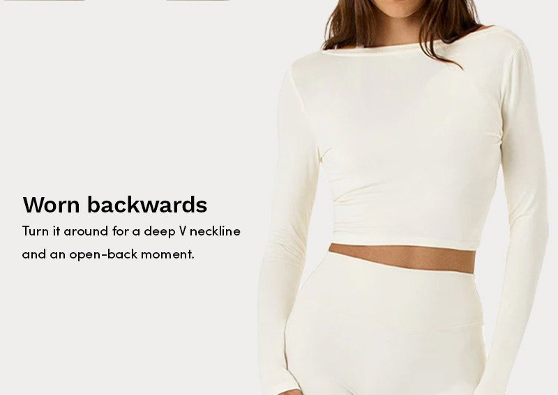 Worn backwards