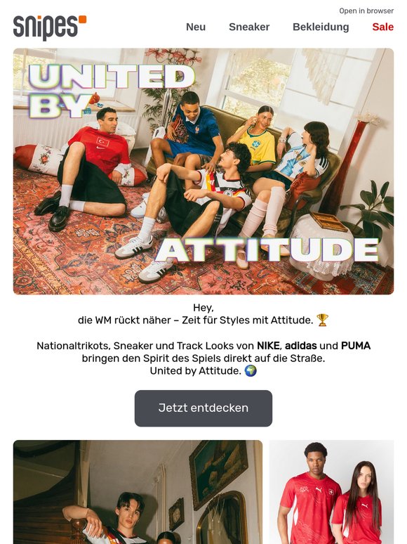 Trikots und mehr: Jetzt WM Fits shoppen! ❤️‍🔥