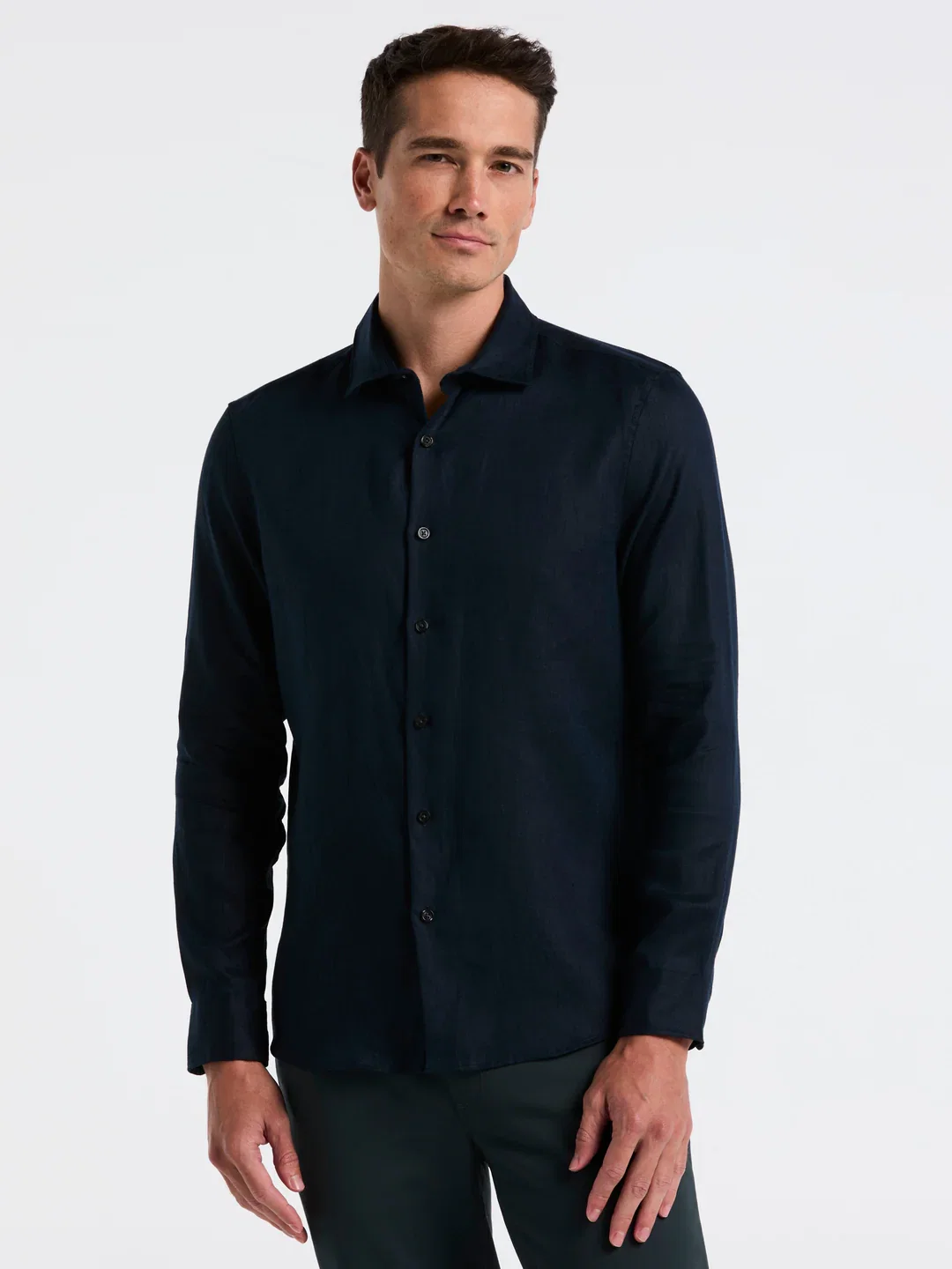 Solid Linen Shirt