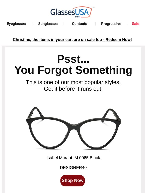 These Isabel Marant frames are selling fast, shop now for 40% off