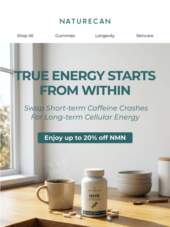 Up to 20% OFF in NMN this week 🔋