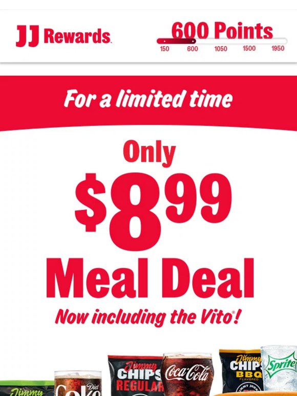 Try the NEW $8.99 Meal Deal 🤑