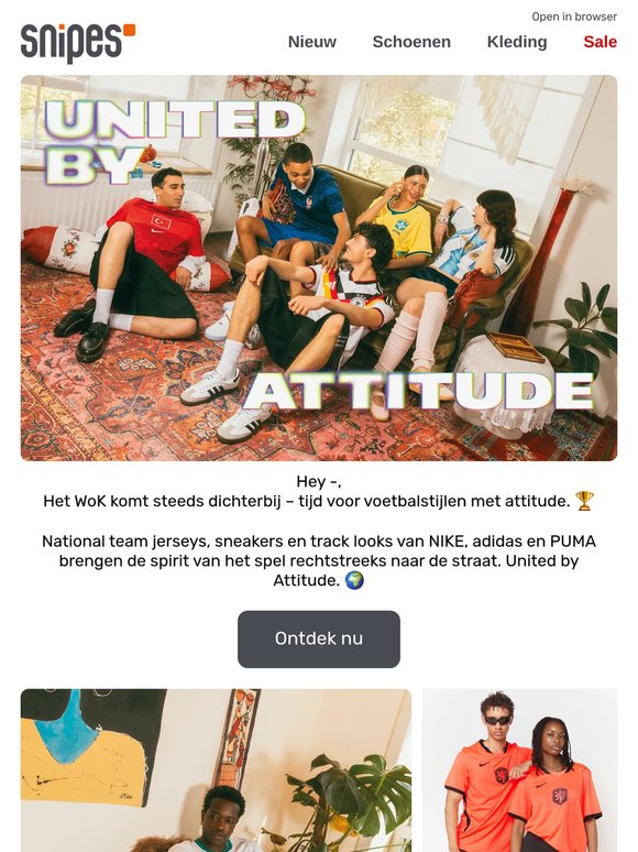 Teamshirts en meer: Shop nu WK-looks! ❤️‍🔥