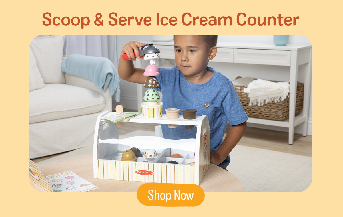 Scoop & Serve Ice Cream Counter 