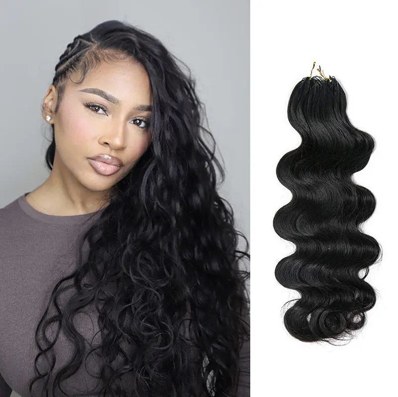 Image of EAYON Lightweight Body Wave Miracle Knots Crochet Human Hair