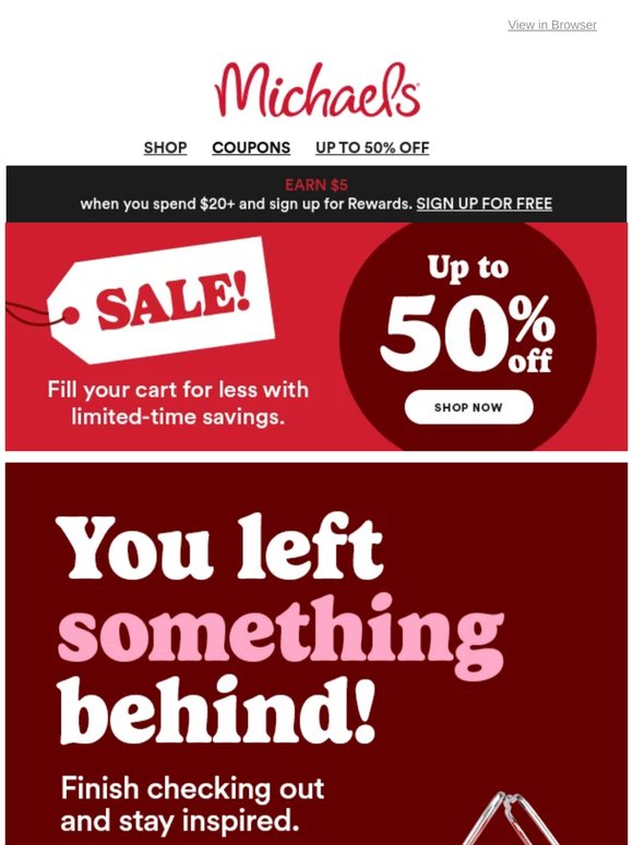 Life get in the way? We get it. Here’s a coupon!