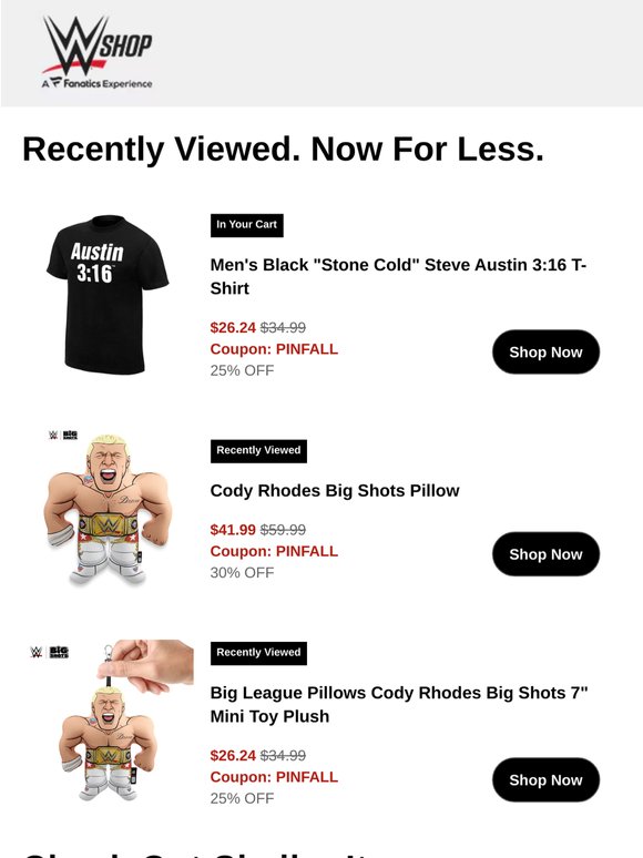 Savings Alert: Men's Black "Stone Cold" Steve Austin 3:16 T-...