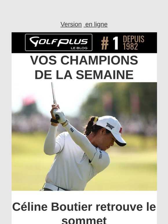 Offres exclusives et actualités golfiques 🏌️‍♂️