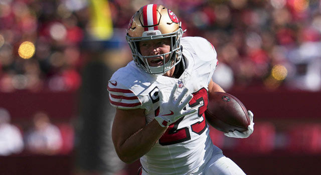 Niners RB Christian McCaffrey shrugs off workload concerns entering age-30 season