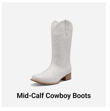 Mid-Calf Cowboy Boots