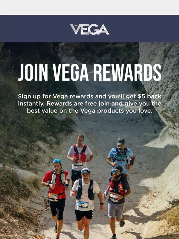 Buy Vega. Get rewarded. Repeat.