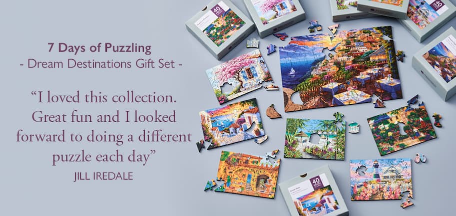 7 Days of Puzzling  - Dream Destinations Gift Set 