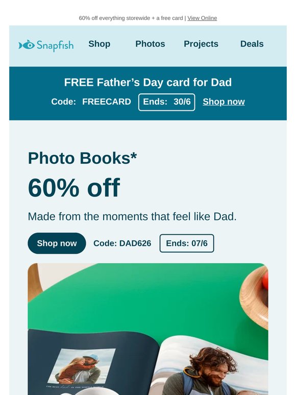 Father’s Day Sale: 60% off 🎉Now Live
