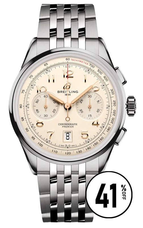 Premier B01 Chronograph 42 Steel Men's Watch AB0145211G1A1