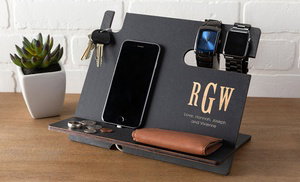 Custom Phone Docking Station with Engraving Options Available Custom Phone Docking Station with Engraving Options Available