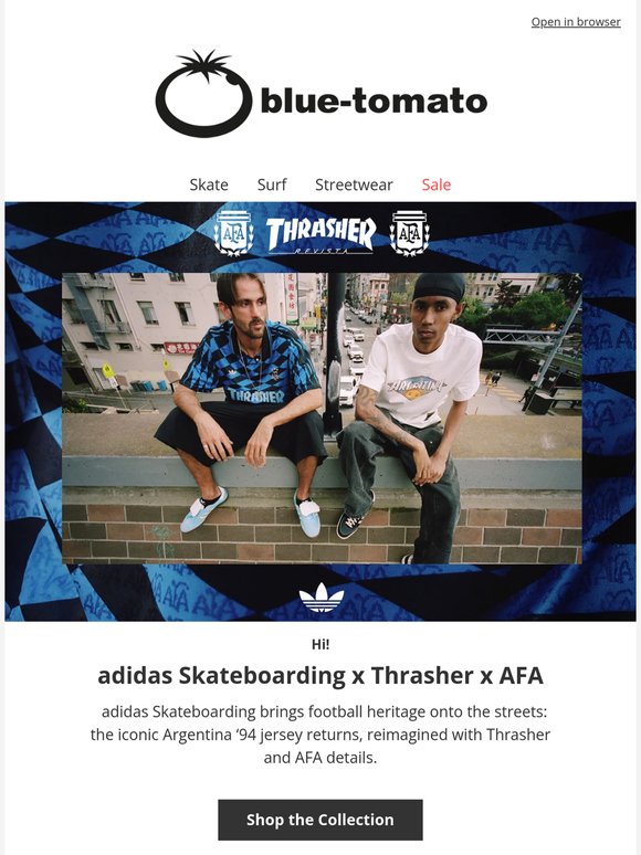 adidas Skateboarding x Thrasher x AFA