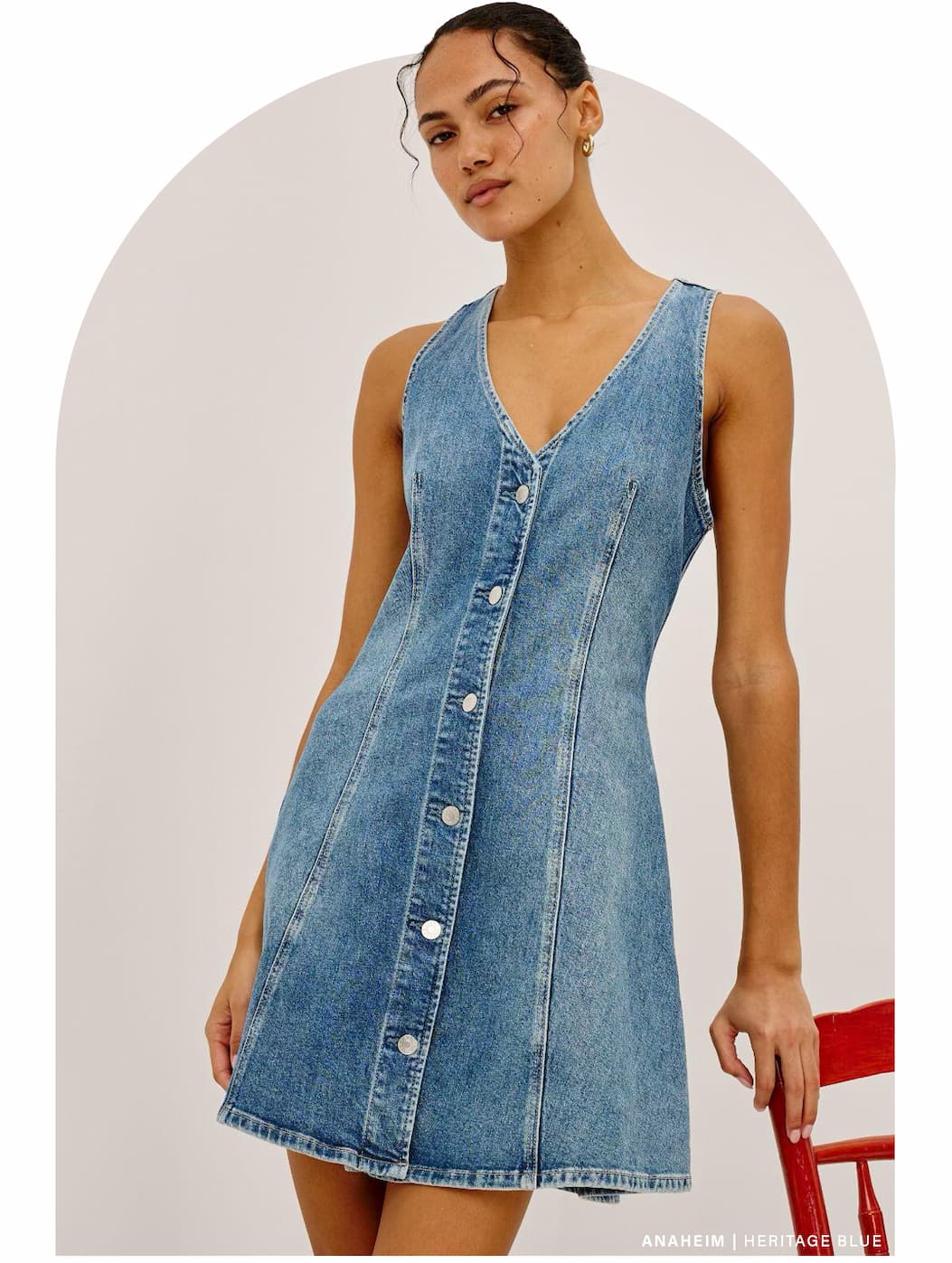 Anaheim Dress | Heritage Blue