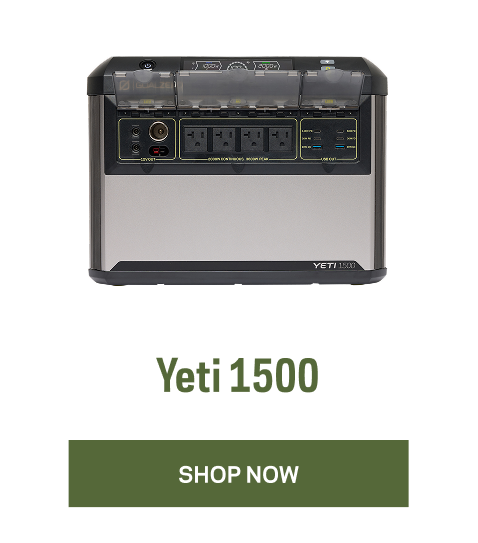 Shop Yeti 1500 + Nomad 200 Solar Generator