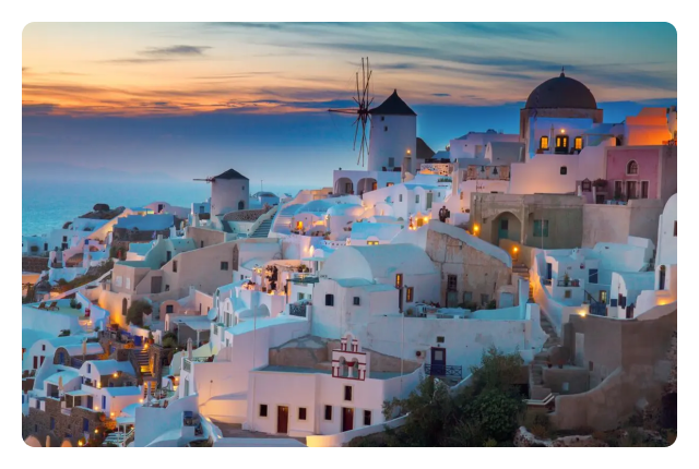 From ancient Athens, embark on a colourful Greek Islands tour