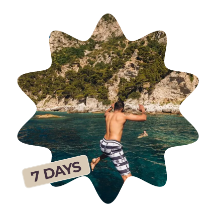 Spend seven days sailing in Italy