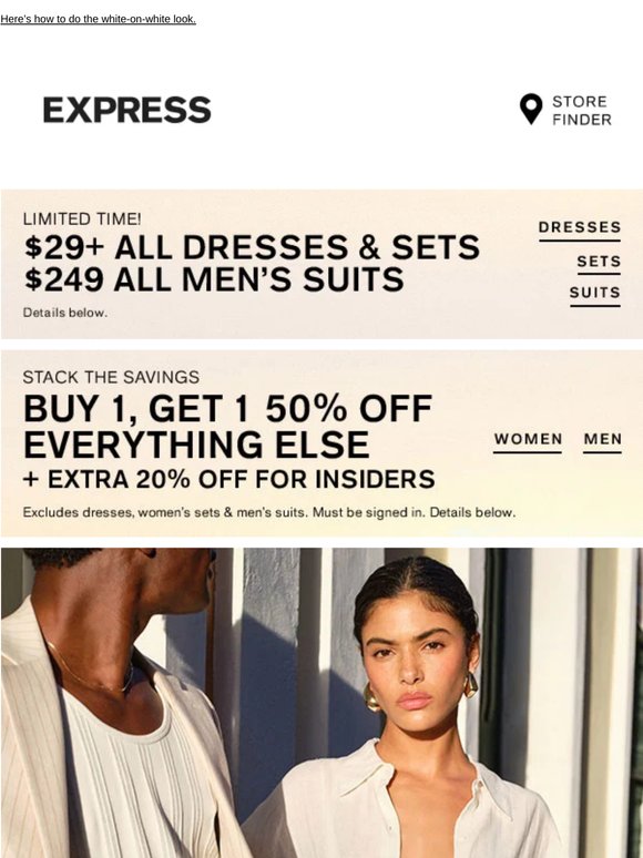 Summer’s favorite hue 🥥 BOGO 50% off + extra 20% off for Insiders