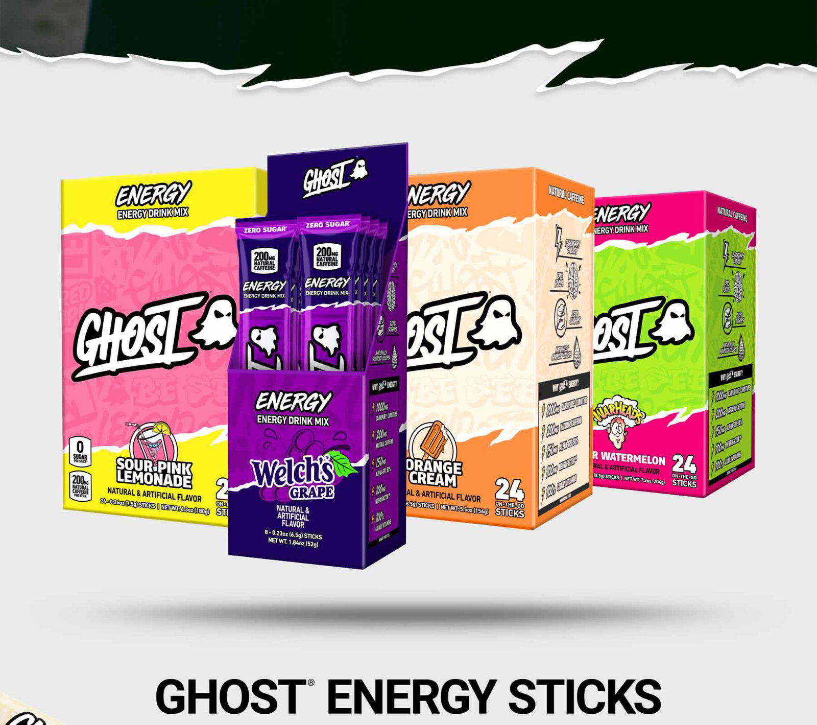 GHOST® ENERGY STICKS