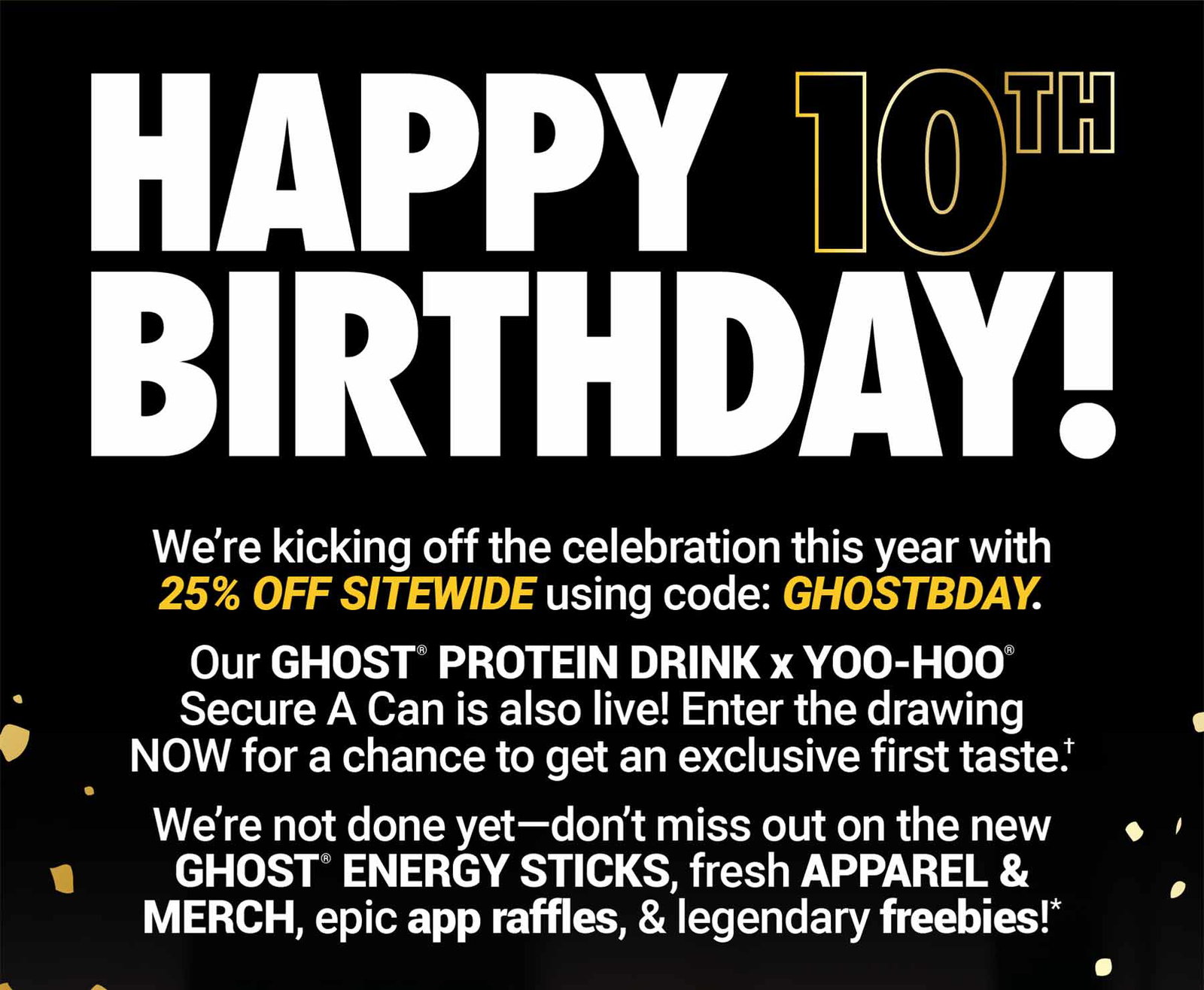 Happy 10th Birthday, GHOST®!