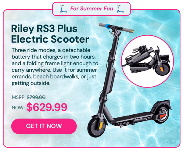 Riley RS3 Plus Electric Scooter