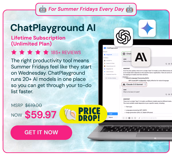 ChatPlayground AI: Lifetime Subscription (Unlimited Plan)