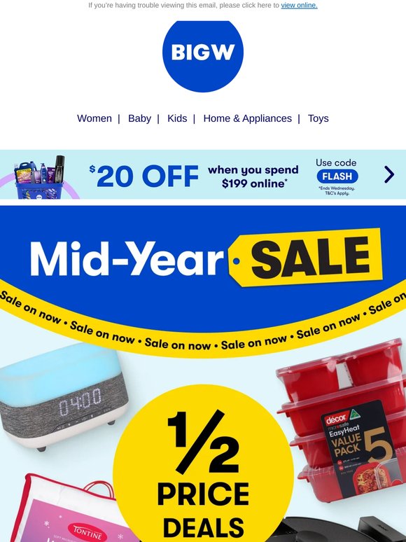 1/2 PRICE Deals 🤩